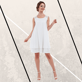 Белый цвет - универсальная база любого образа!