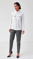 Фото belaa-zenskaa-rubaska-s-karmanami-01 товара Белая женская рубашка с карманами0