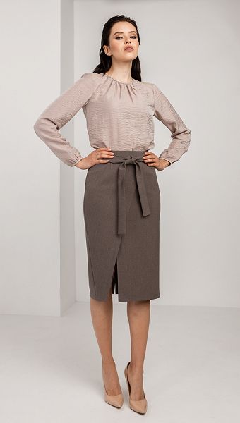 Фото bluza-bazovaa-bez-02 товару Блуза базова беж0