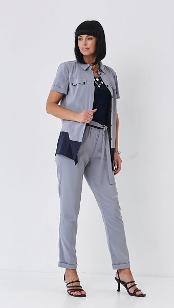 Фото bluza-rubaska-na-pugovicah-seraa-5 товара Блуза-рубашка на пуговицах серая0 Фото bluza-rubaska-na-pugovicah-seraa-5 товара Блуза-рубашка на пуговицах серая0