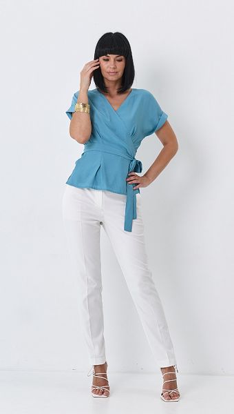 Фото bluza-zenskaa-s-poasom-biruzovaa-1 товару Блуза жіноча з поясом бірюзова0 Фото bluza-zenskaa-s-poasom-biruzovaa-1 товару Блуза жіноча з поясом бірюзова0