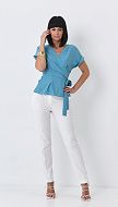 Фото bluza-zenskaa-s-poasom-biruzovaa-1 товару Блуза жіноча з поясом бірюзова0 Фото bluza-zenskaa-s-poasom-biruzovaa-1 товару Блуза жіноча з поясом бірюзова0
