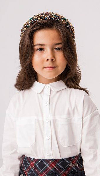 Фото bluzka---rubaska-dla-devocki-klassiceskaa-03 товару Блузка - сорочка для дівчинки класична0