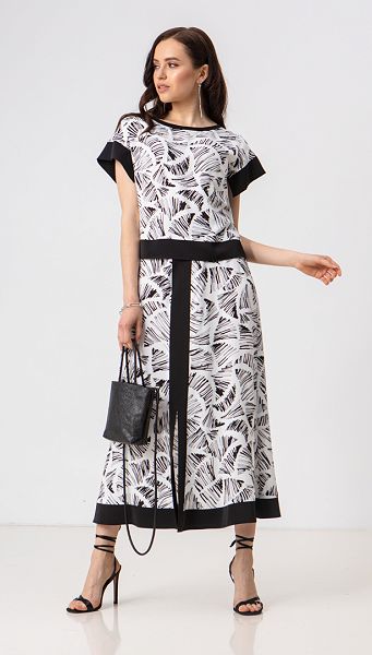 Фото bluzka-belaa-bez-rukavov-s-printom-01 товару Блузка біла без рукавів з принтом