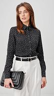 Фото bluzka-cernaa-v-goroh-02 товару Блузка чорна в горох0