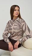 Фото bluzka-cveta-kapucino-v-print-02 товара Блузка цвета капучино в принт0