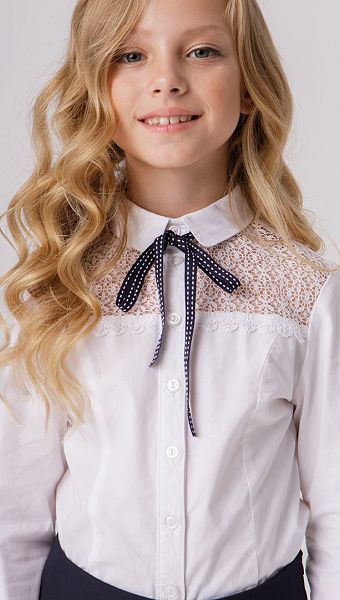 Фото bluzka-dla-devocki-belaa-s-kruzevom-04 товару Блузка для дівчинки біла з мереживом0 Фото bluzka-dla-devocki-belaa-s-kruzevom-04 товару Блузка для дівчинки біла з мереживом0