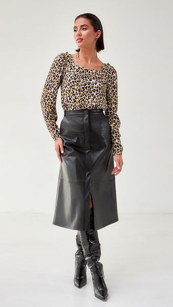 Фото bluzka-leopardovyj-print-01 товара Блузка леопардовый принт0