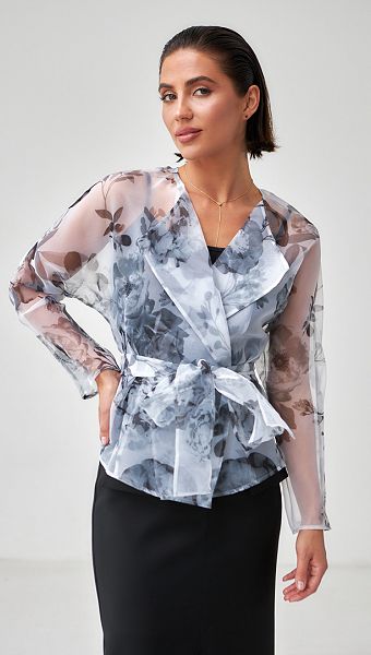 Фото bluzka-prozracnaa-na-zapah-s-topom-01 товару Блузка прозора на запах з топом0