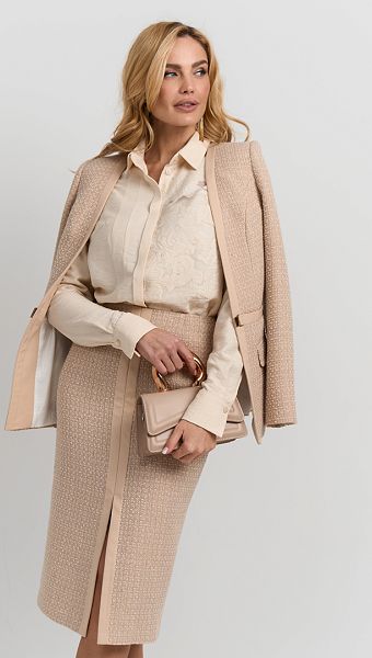 Фото bluzka-s-kruzevom-slivocnaa-04 товара Блузка с кружевом сливочная0