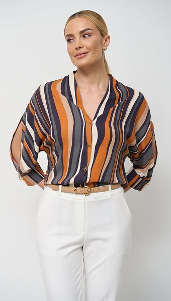 Фото bluzka-s-printom-v-polosku-02 товару Блузка з принтом в смужку0 Фото bluzka-s-printom-v-polosku-02 товару Блузка з принтом в смужку0