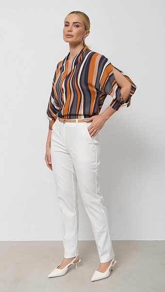 Фото bluzka-s-printom-v-polosku-03 товара Блузка с принтом в полоску0