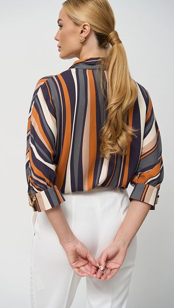 Фото bluzka-s-printom-v-polosku-05 товара Блузка с принтом в полоску0