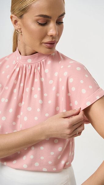 Фото bluzka-v-goroh-s-korotkim-rukavom-04-1 товару Блузка в горох з коротким рукавом0 Фото bluzka-v-goroh-s-korotkim-rukavom-04-1 товару Блузка в горох з коротким рукавом0