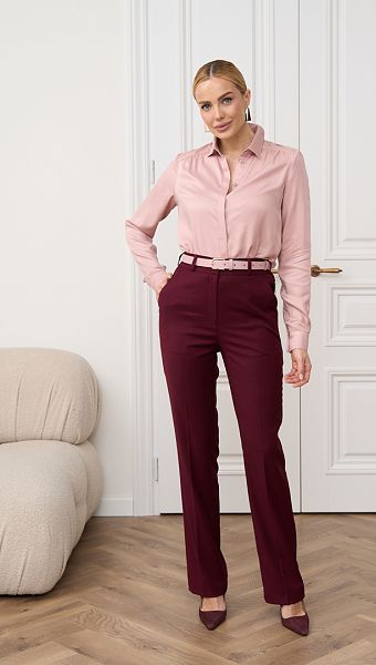 Фото bluzka-zenskaa-pudrovaa-01 товару Блузка жіноча пудрова0