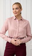 Фото bluzka-zenskaa-pudrovaa-05 товару Блузка жіноча пудрова0