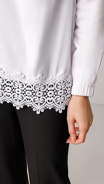 Фото bluzka-zenskaa-s-kruzevom-belaa-05 товару Блузка жіноча з мереживом біла0 Фото bluzka-zenskaa-s-kruzevom-belaa-05 товару Блузка жіноча з мереживом біла0