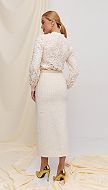 Фото bluzka-zenskaa-s-kruzevom-slivocnaa-6 товара Блузка женская с кружевом сливочная0