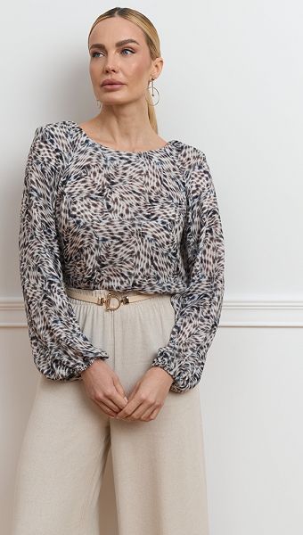 Фото bluzka-zenskaa-s-rukavom-reglan-4 товару Блузка жіноча з рукавом реглан0