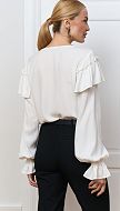 Фото bluzka-zenskaa-s-rusami-belaa-03 товару Блуза жіноча з рюшами біла0 Фото bluzka-zenskaa-s-rusami-belaa-03 товару Блуза жіноча з рюшами біла0