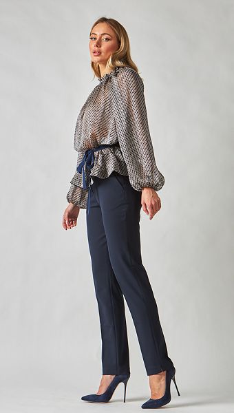 Фото bluzka-zenskaa-sifonovaa-v-print-02 товару Блузка жіноча шифонова в принт0