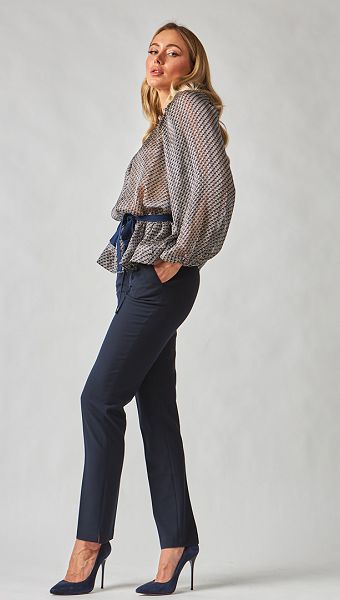 Фото bluzka-zenskaa-sifonovaa-v-print-03 товару Блузка жіноча шифонова в принт0