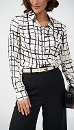 Фото bluzka-zenskaa-v-kletku-molocnaa-03 товару Блузка жіноча в клітинку молочна0