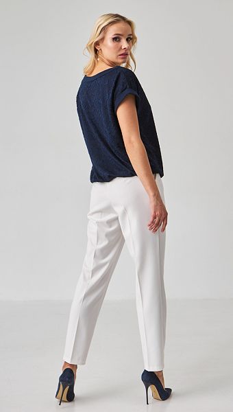 Фото bluzon-azurnyj-sinij-05 товару Блузон ажурний синій0