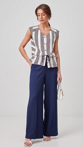 Фото bluzon-v-polosku-na-pugovicah-04 товару Блузон в смужку на гудзиках0