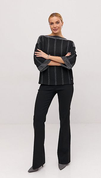 Фото bluzon-zenskij-cernyj-s-serebrom-1 товара Блузон женский чёрный с серебром0 Фото bluzon-zenskij-cernyj-s-serebrom-1 товара Блузон женский чёрный с серебром0