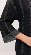 Фото bluzon-zenskij-cernyj-s-serebrom-5 товару Блузон жіночий чорний з сріблом0