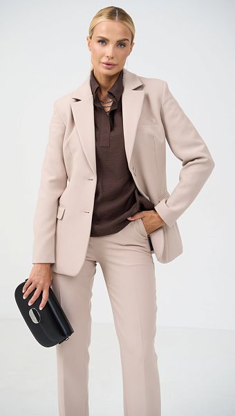 Фото bluzon-zenskij-pramoj-sokoladnyj-03 товара Блузон женский прямой шоколадный0 Фото bluzon-zenskij-pramoj-sokoladnyj-03 товара Блузон женский прямой шоколадный0