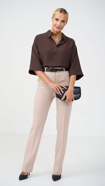 Фото bluzon-zenskij-pramoj-sokoladnyj-05 товара Блузон женский прямой шоколадный0 Фото bluzon-zenskij-pramoj-sokoladnyj-05 товара Блузон женский прямой шоколадный0