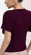 Фото bluzon-zenskij-trikotaznyj-bordo-05 товару Блузон жіночий трикотажний бордо0