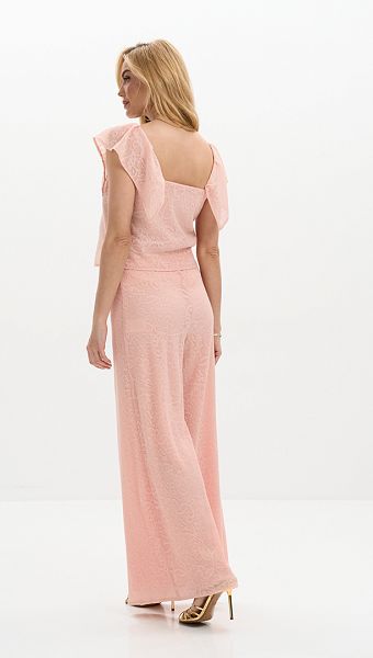 Фото bruki-gofre-rozovye-3 товару Штани гофре рожеві0