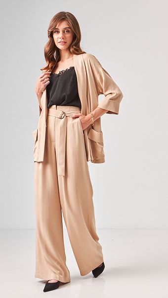 Фото bruki-palacco-pesocnye-s-poasom-05 товару Брюки палаццо пісочні з поясом0 Фото bruki-palacco-pesocnye-s-poasom-05 товару Брюки палаццо пісочні з поясом0