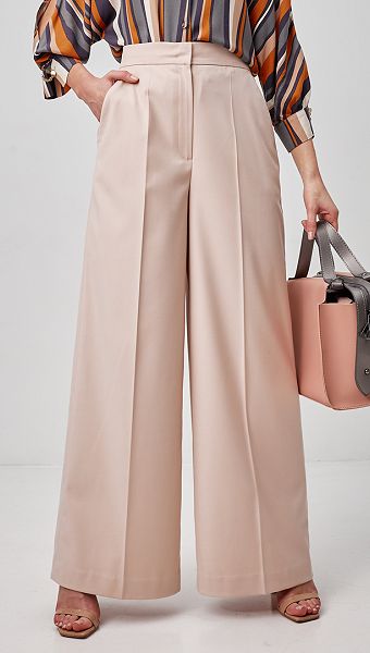Фото bruki-palacco-pudrovye-s-karmanami-03 товару Брюки палаццо пудрові з кишенями0
