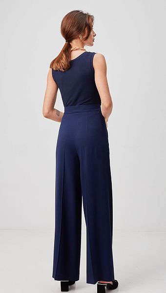 Фото bruki-palacco-sinie-04 товара Брюки палаццо синие0