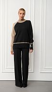 Фото bruki-palacco-teplye-cernye-1 товару Брюки палаццо теплі чорні0