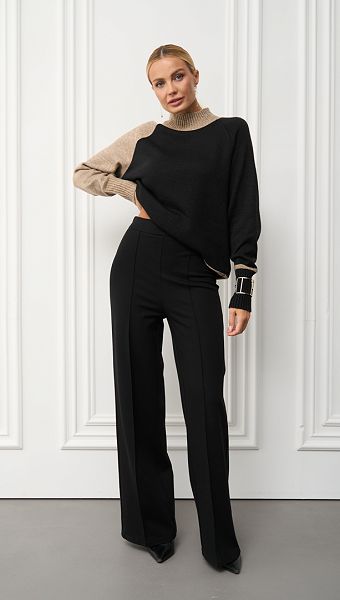 Фото bruki-palacco-teplye-cernye-4 товару Брюки палаццо теплі чорні0 Фото bruki-palacco-teplye-cernye-4 товару Брюки палаццо теплі чорні0