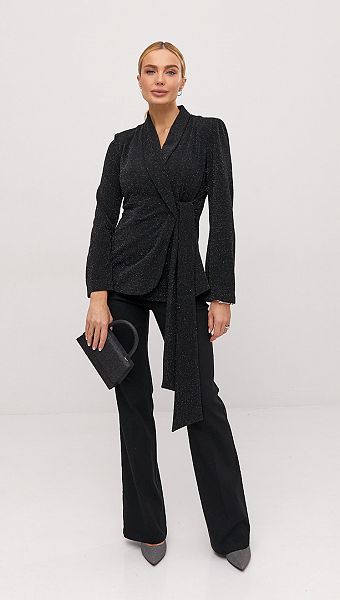 Фото bruki-prazdnicnye-cernye-06 товару Штани святкові чорні0