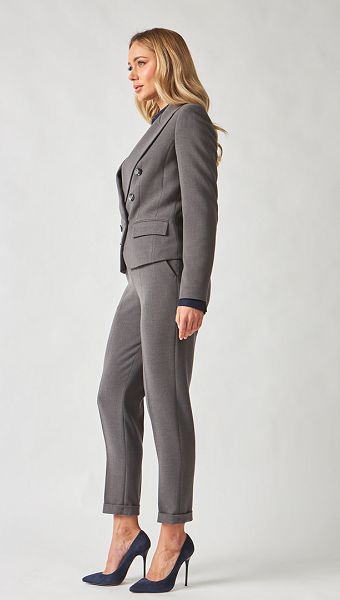 Фото bruki-s-rezinkoj-na-poase-serye-04 товару Брюки з резинкою на поясі сірі0