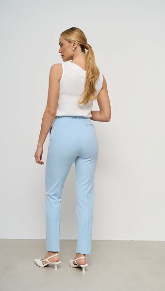 Фото bruki-s-vysokoj-posadkoj-golubye-06 товару Штани з високою посадкою блакитні0