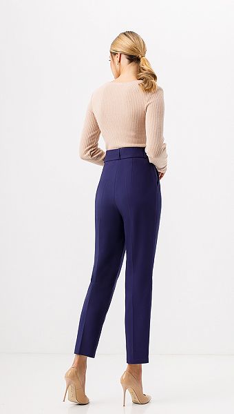 Фото bruki-s-vysokoj-posadkoj-sinie-06 товара Брюки с высокой посадкой синие0