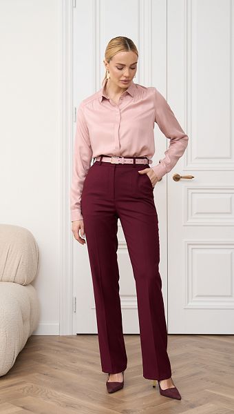 Фото bruki-zenskie-cveta-bordo-04 товару Штани жіночі кольору бордо0 Фото bruki-zenskie-cveta-bordo-04 товару Штани жіночі кольору бордо0