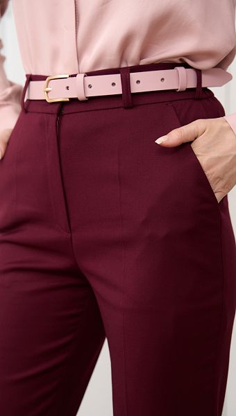 Фото bruki-zenskie-cveta-bordo-06 товару Штани жіночі кольору бордо0