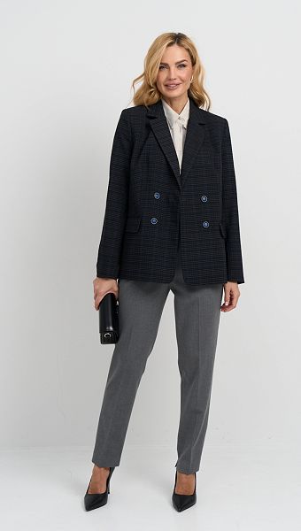 Фото bruki-zenskie-iz-sersti-serye-03 товару Штани жіночі з вовни сірі0