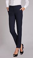 Фото bruki-zenskie-klassiceskie-sinie-s-karmanami-01 товару Брюки жіночі класичні сині з кишенями0