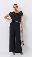 Фото bruki-zenskie-letnie-pramye-cernye-01 товару Штани жіночі літні прямі чорні0