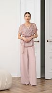 Фото bruki-zenskie-palacco-pudrovye-03 товару Штани жіночі палаццо пудрові0